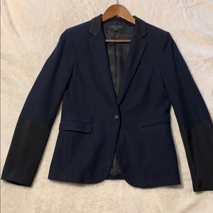 Rag & Bone navy and black blazer
